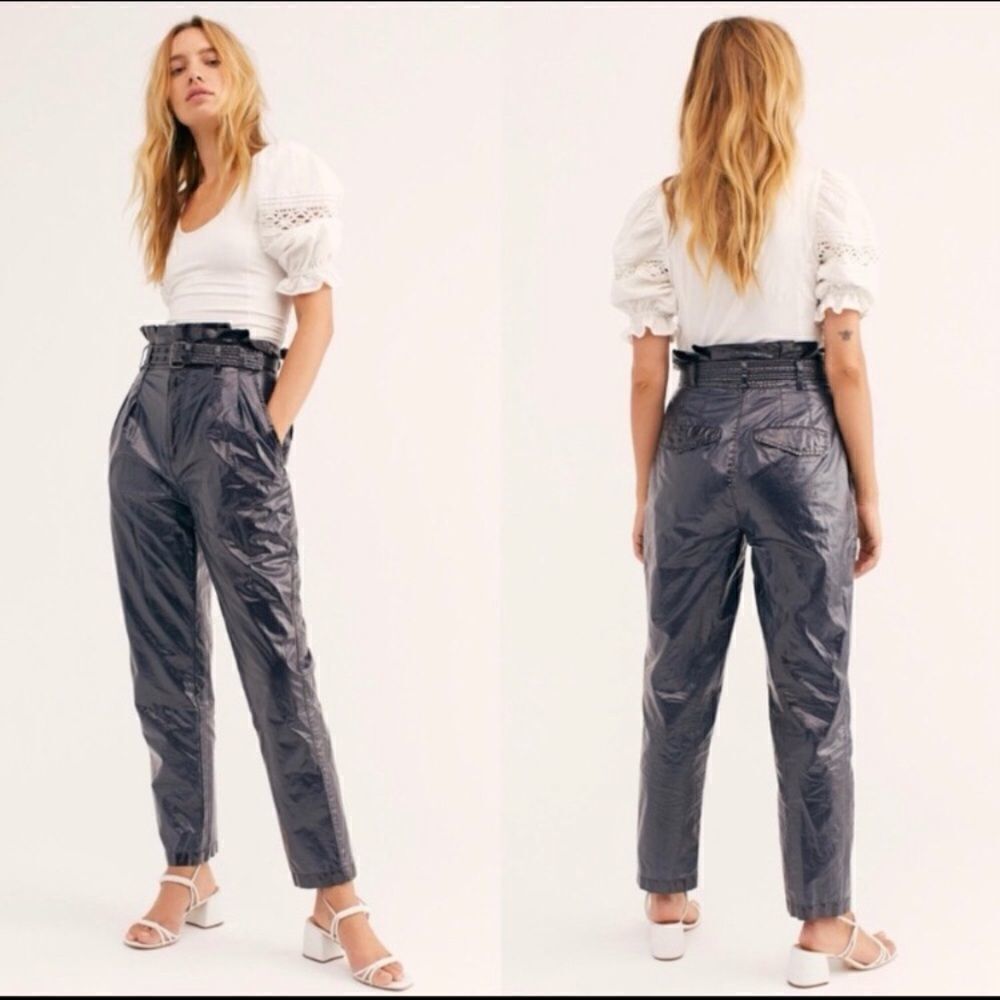 NWOT free people size 14 wonderwoman  faux leathe